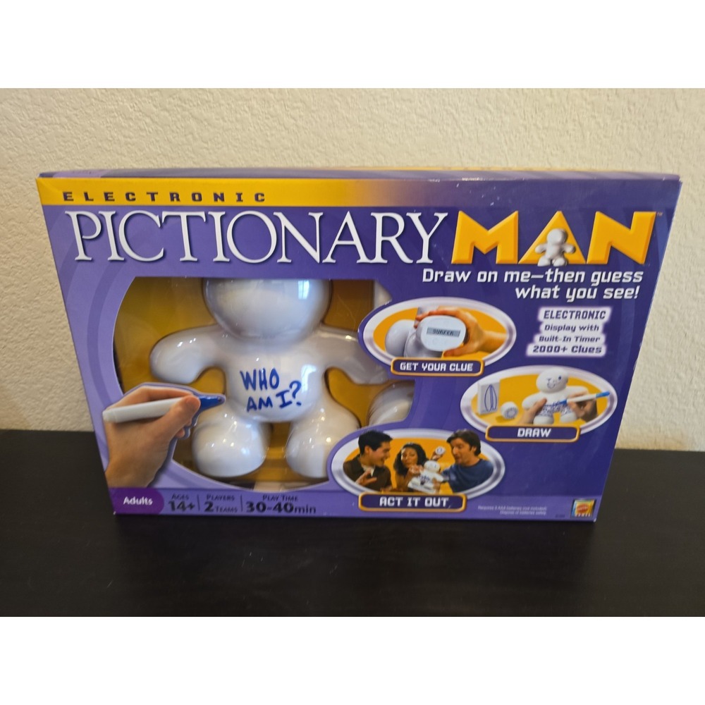 Electronic Pictionary MAN Game - New In Box
